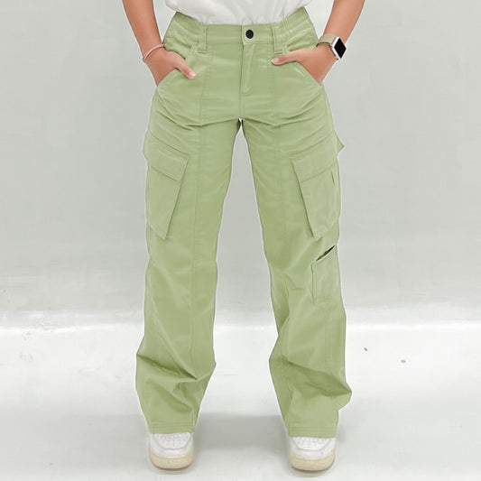 Benhill Celana Wanita "Jihyo" Cargo Pants Sage A297-22Z0Y