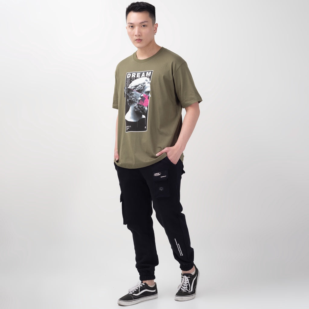 Benhill T-Shirt Oversize Fit Capsule Collection Olive 371-55G68