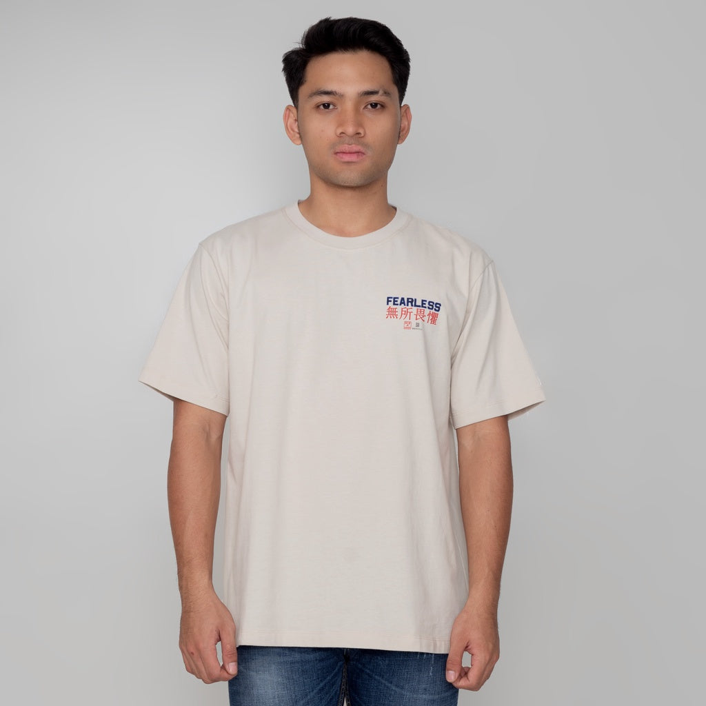 Benhill X Senikanji T-Shirt Oversize Fit Cream A52-29668