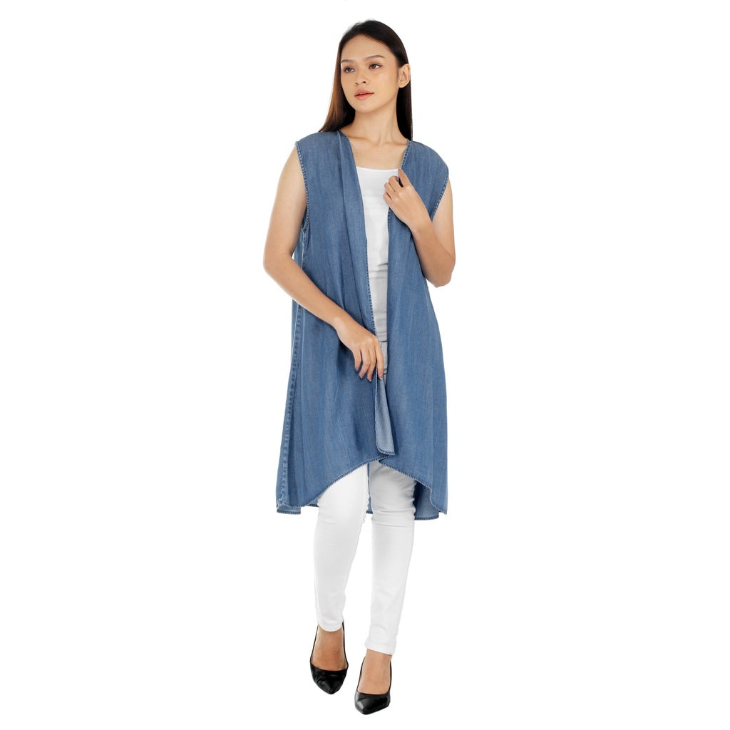 Benhill Cardigan Denim Wanita Light Blue 888-A647