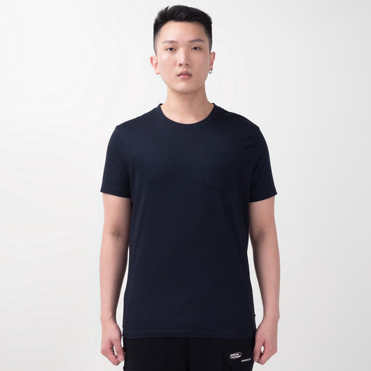 Benhill T-Shirt Pria Premium Pocket Tee Navy 372-A712-386