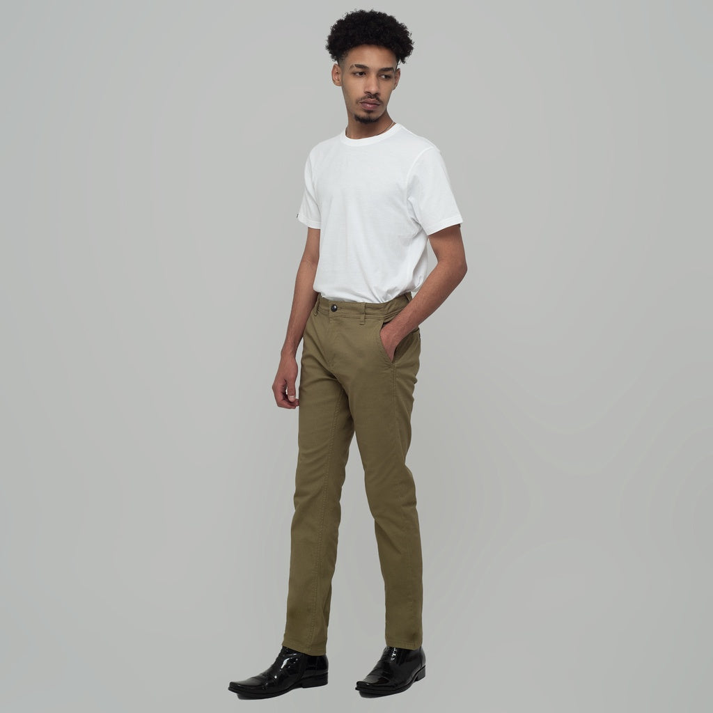 Benhill Chino Pants Slim Fit Olive A300-22E23