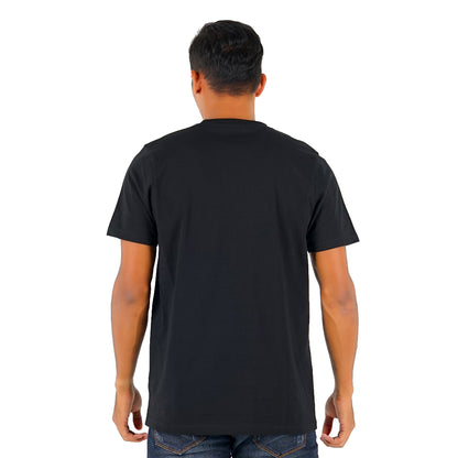Benhill T-shirt Pria Grafis Katun 30s Combed Pendek Black A409-A410-29268