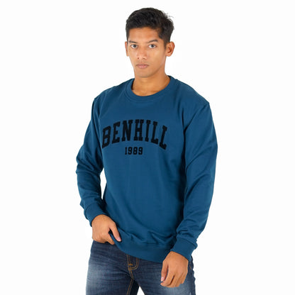 Benhill Sweatshirt Crewneck 5 Warna (Sage,Mint green,White,Misty,Navy Blue)