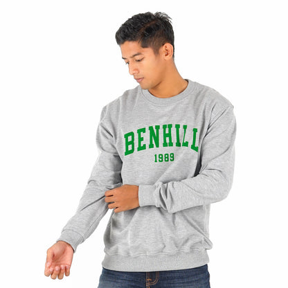 Benhill Sweatshirt Crewneck 5 Warna (Sage,Mint green,White,Misty,Navy Blue)