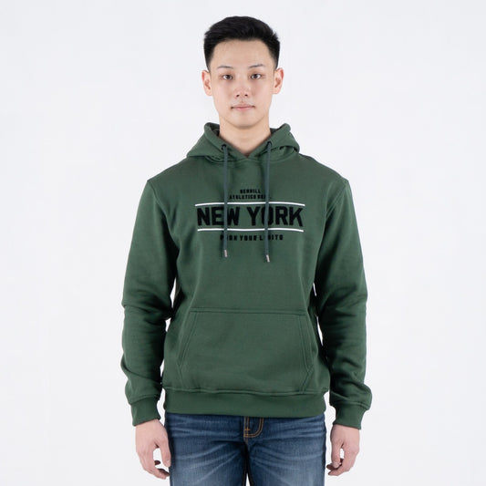 Benhill Sweat Hoodie Unisex Hijau Botol A457-39H50