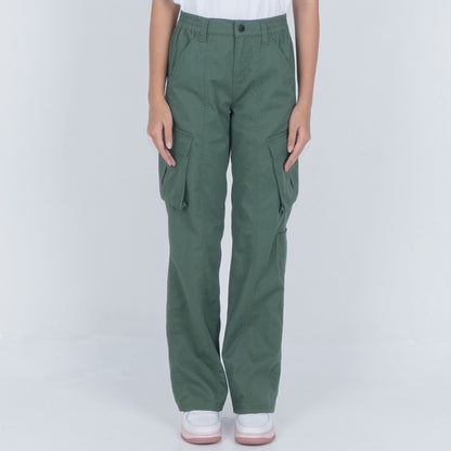 Benhill Celana Wanita "Jihyo" Cargo Pants  Sage,Black,Brown,Olive,Sand,Cream,Grey