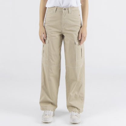 Benhill Celana "Dahye" Wanita Cotton High Waist Cargo Pants New Colors