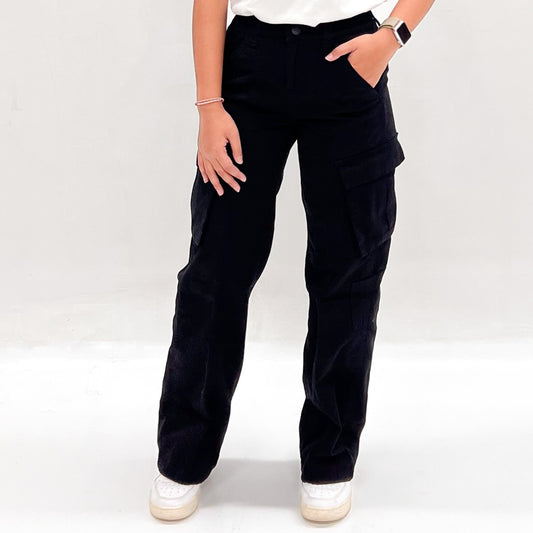 Benhill Celana Wanita "Jihyo" Cargo Pants Black A295-2220Y