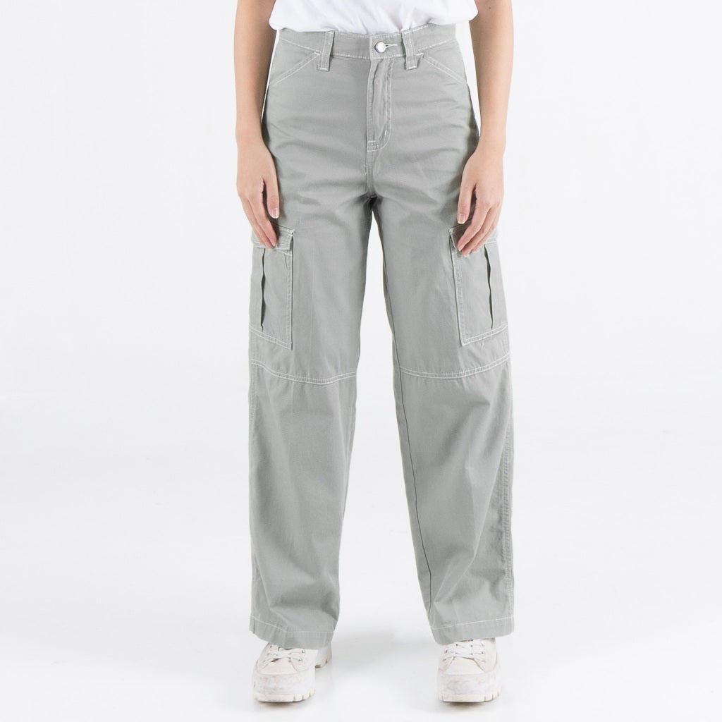 Benhill Celana "Dahye" Wanita Cotton High Waist Cargo Pants New Colors