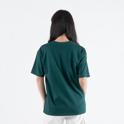 Benhill T-shirt Wanita Grafis Oversized Pendek Hijau Botol A590-39786