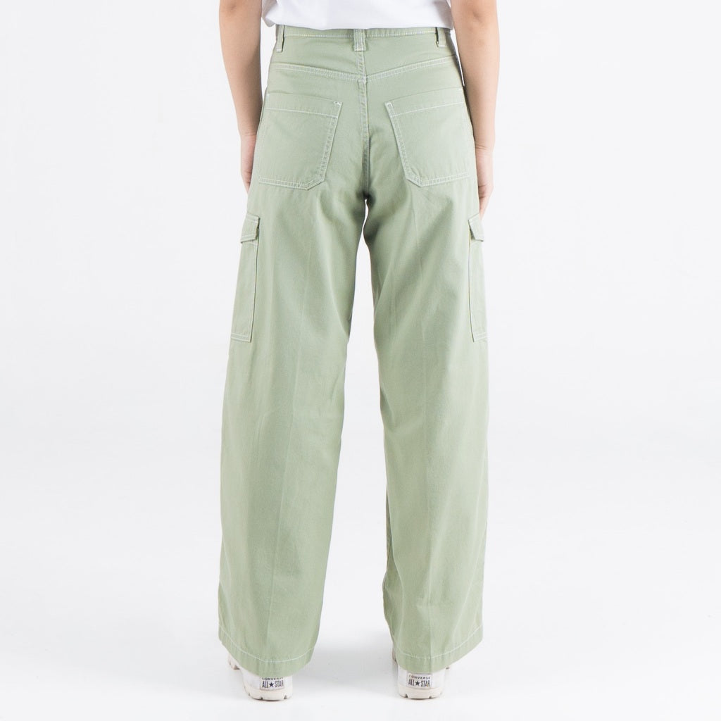 Benhill Celana "Dahye" Wanita Cotton High Waist Cargo Pants New Colors