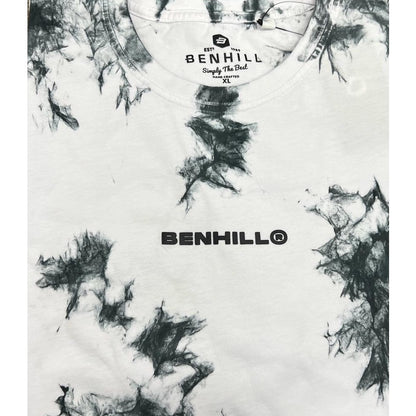 Benhill T-Shirt  Grafis Full Print Katun 24s Combed Lengan Pendek Putih 443-39368-442-39268