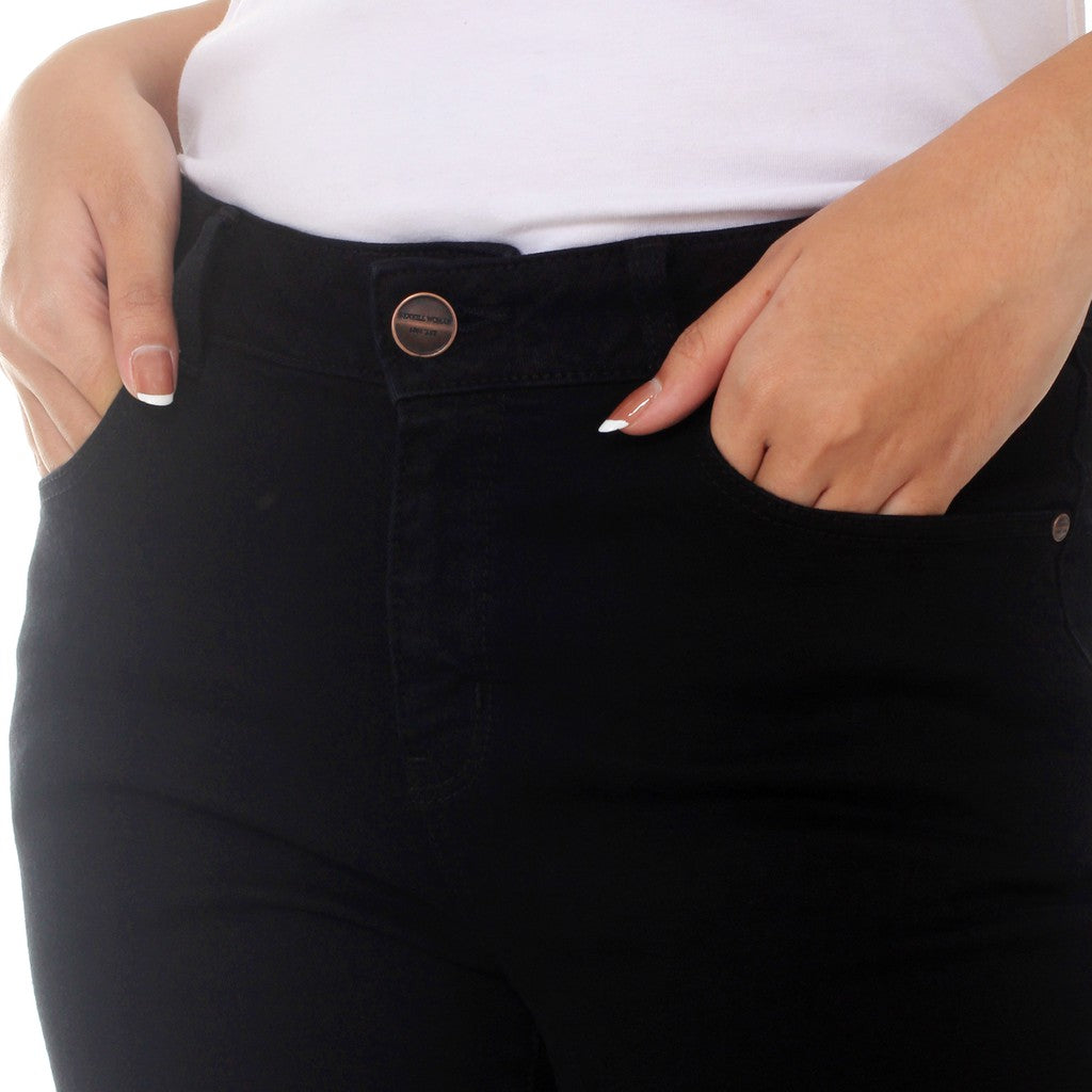 Benhill Celana Panjang Wanita Premium Denim Skinny Hitam 02237-35227