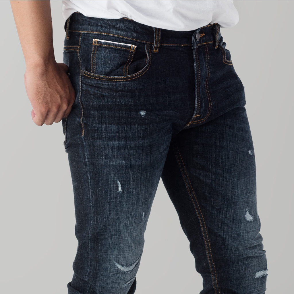 Benhill Premium Denim Pants Slim Fit Biru Wash 27710A-11A-11-32325