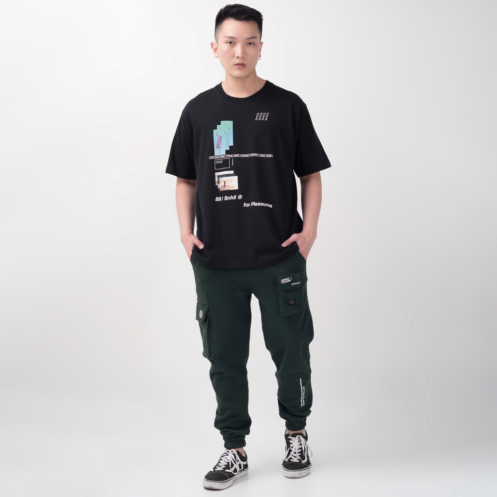 Benhill T-Shirt Oversize Fit Capsule Collection Hitam 363-55268