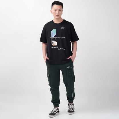 Benhill T-Shirt Oversize Fit Capsule Collection Hitam 363-55268