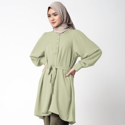 Benhill "Mira" Dress Tunik Wanita Sage Green 233-39777