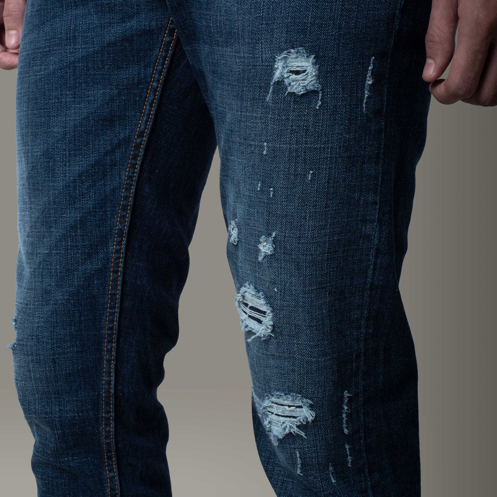 Benhill Premium Denim Pants Slim Fit Biru Wash 27704-32225