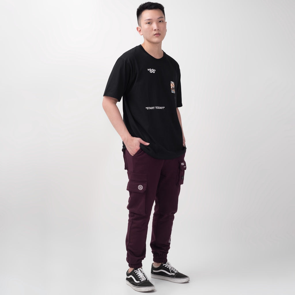 Benhill T-Shirt Oversize Fit Capsule Collection Hitam 364-55268