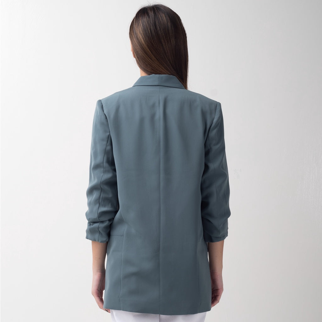 Benhill "Dasom" Blazer/Outer Wanita Stone Blue 787-39699