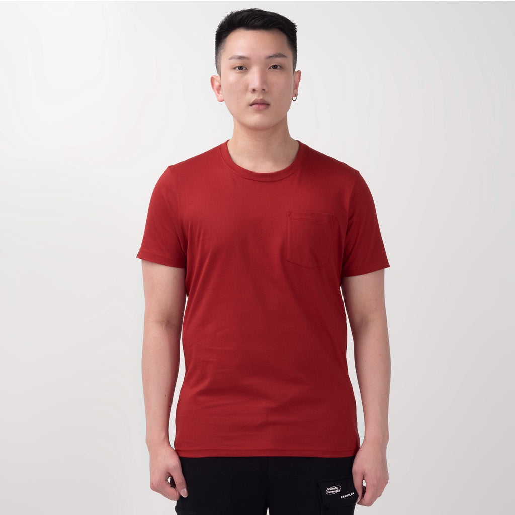 Benhill T-Shirt Premium Pocket Tee Red 373-387-35468
