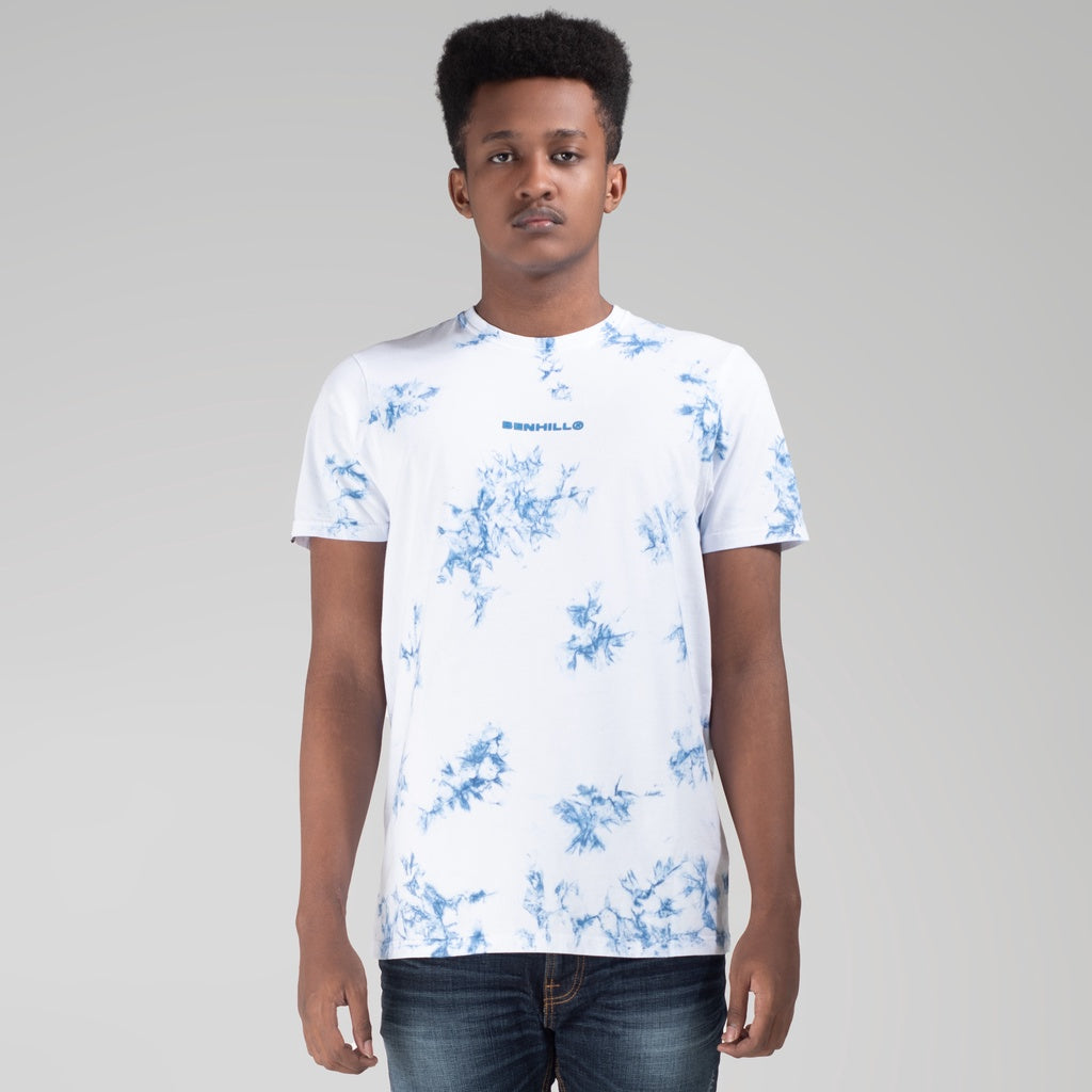 Benhill T-Shirt  Grafis Full Print Katun 24s Combed Lengan Pendek Putih 443-39368-442-39268