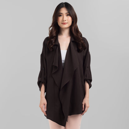 Benhill Cardigan "Chul" Wanita Lengan Panjang Brown 835-39599