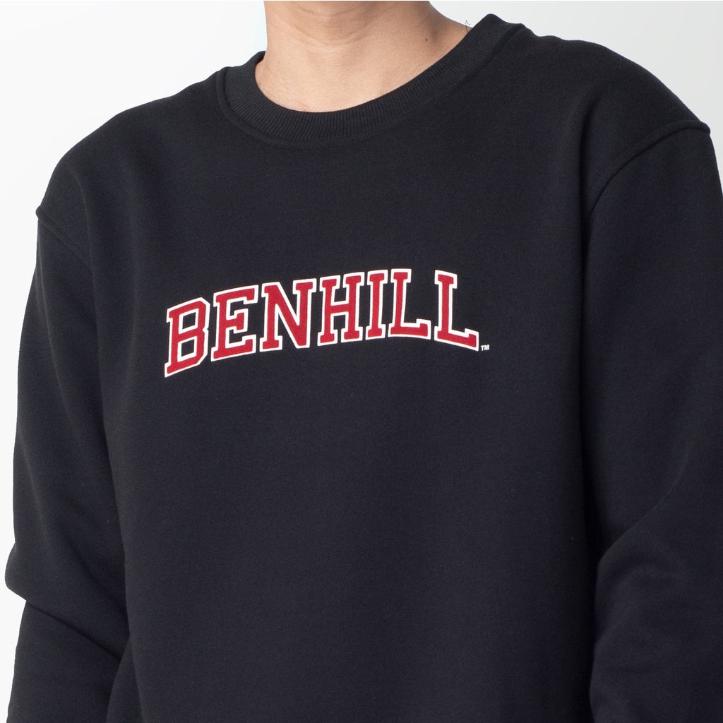 Benhill Sweatshirt Crewneck Black 500-35250