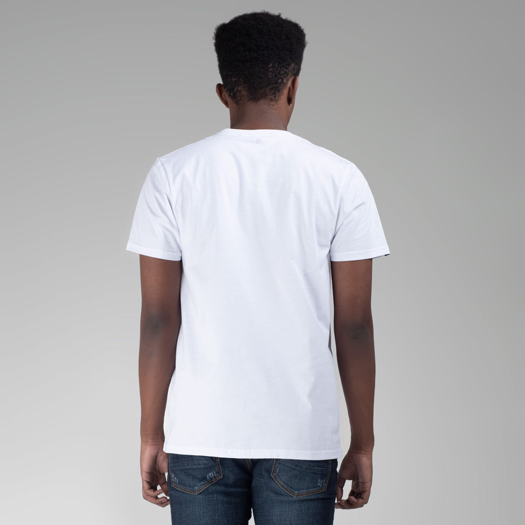 Benhill T-Shirt Grafis Katun 30s Combed Lengan Pendek Putih 453-474-39168