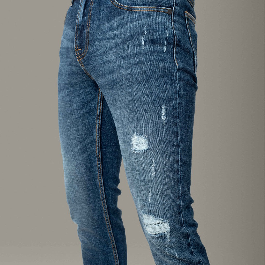 Benhill Premium Denim Pants Slim Fit SobeK Biru Wash 27702-703-32325