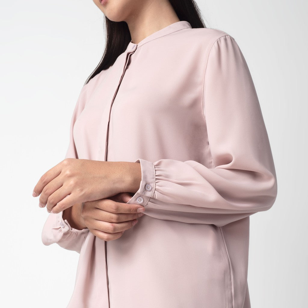 Benhill "Yena" Tops Kemeja Wanita Pink 241-747-39478