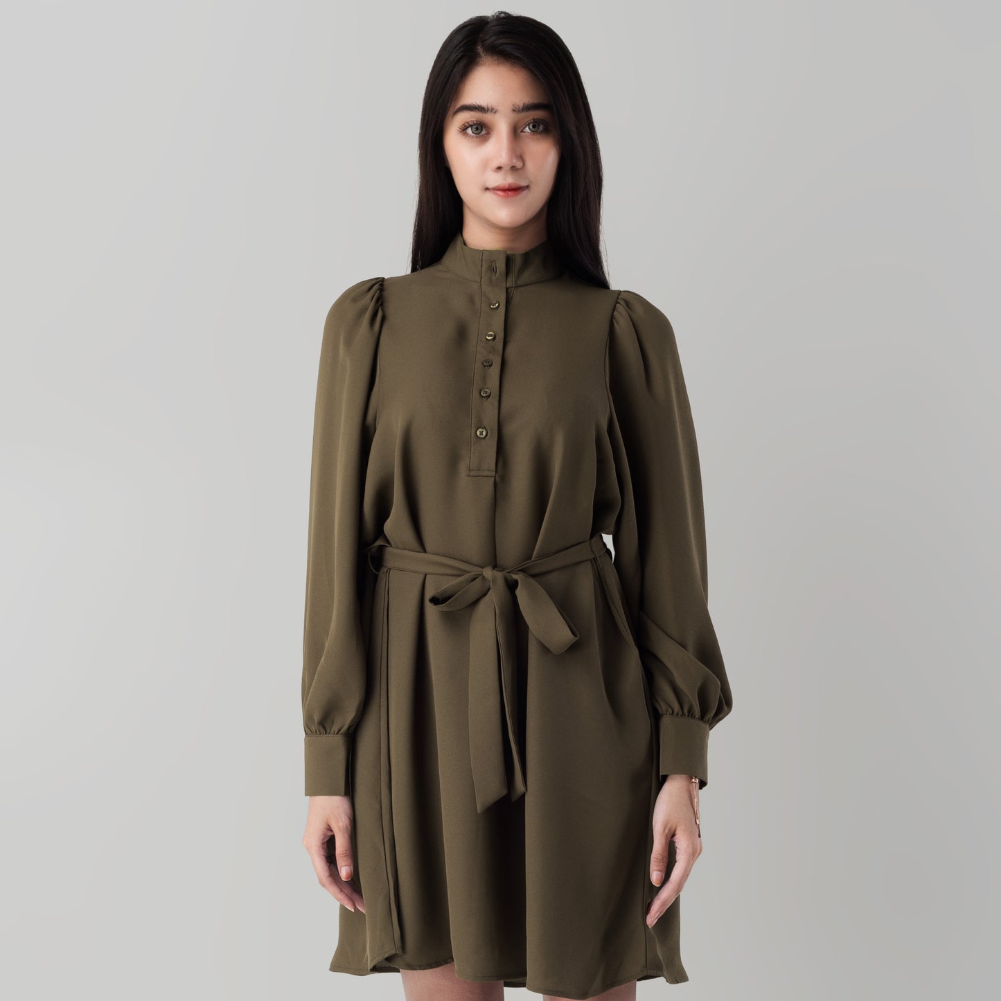 Benhill "Mira" Dress Tunik Wanita Hijau Army 825-39E77
