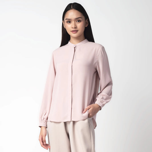 Benhill "Yena" Tops Kemeja Wanita Pink 241-747-39478