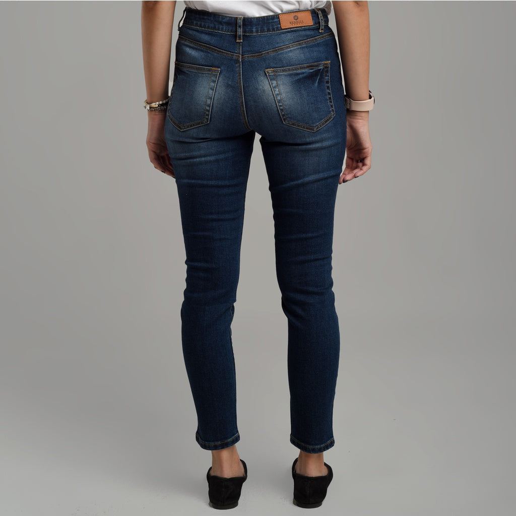 Benhill Celana Panjang Wanita Denim Skinny Dark Blue A121-A122-3230K