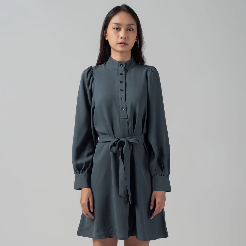 Benhill "Mira" Dress Tunik Wanita Dark Grey 908-29677