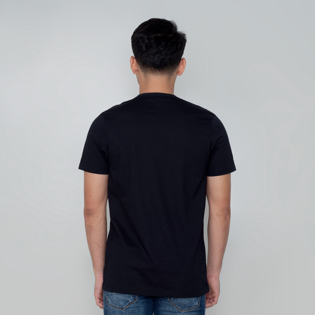 Benhill T-shirt New Logo Collection Katun 30s Combed Lengan Pendek Black 497-498-29268