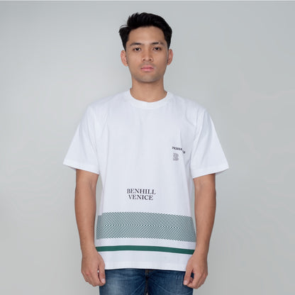 Benhill T-Shirt Oversize Fit White A06-29168