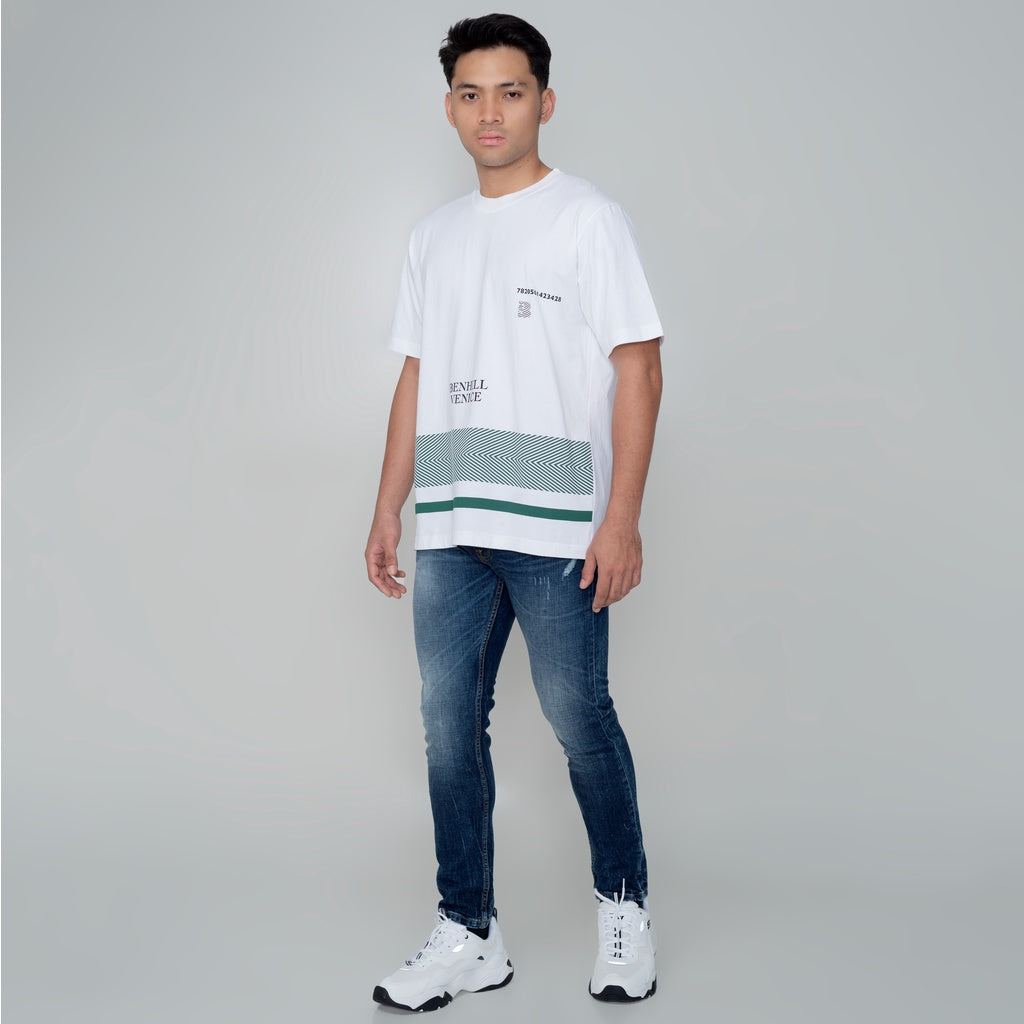 Benhill T-Shirt Oversize Fit White A06-29168