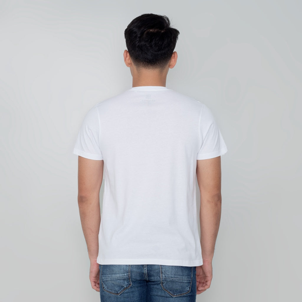 Benhill T-shirt New Logo Collection Katun 24s Combed Pendek White A18-29168