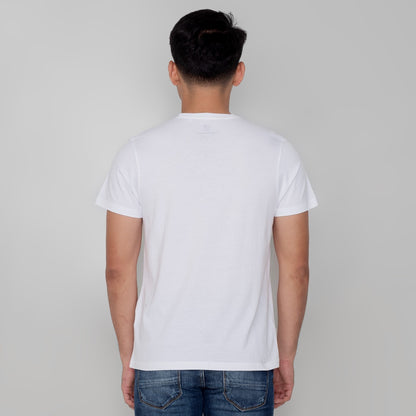 Benhill T-shirt New Logo Collection Katun 30s Combed Lengan Pendek Putih A02-A03-29168