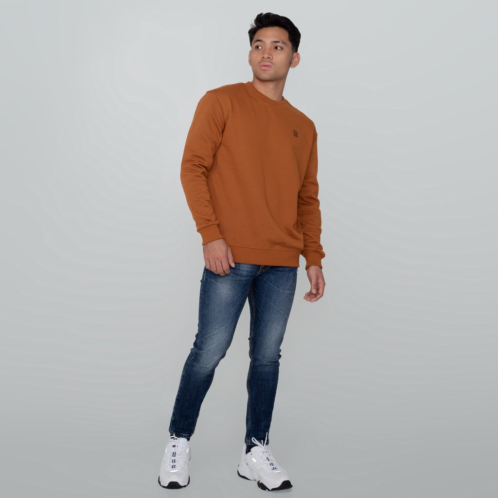 Benhill Sweatshirt Crewneck Coklat A43-29550