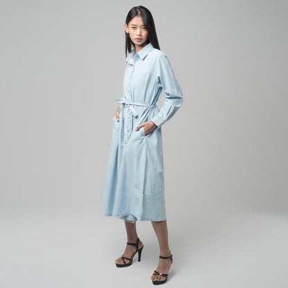 Benhill Dress Tunik Denim A Line Light Blue A179-1931J