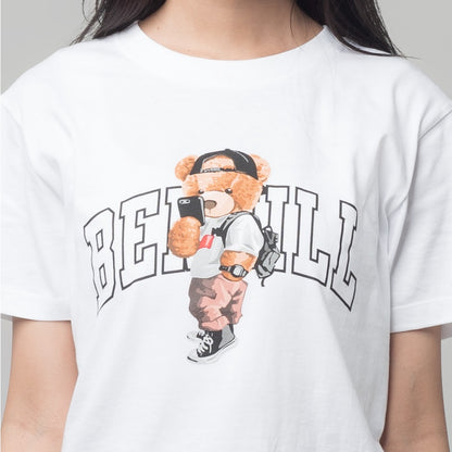 Benhill T-shirt Grafis Katun 30s Combed Lengan Pendek White 610-29186