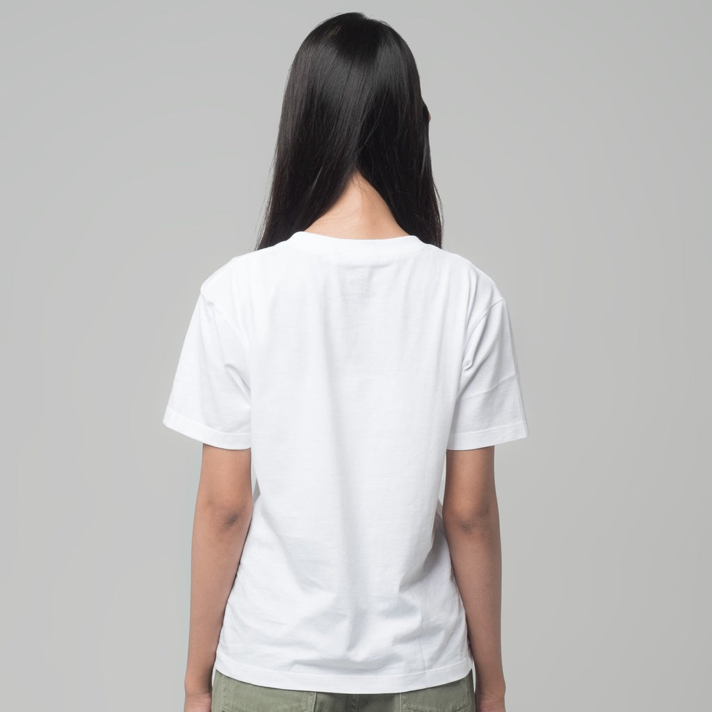 Benhill T-shirt Grafis Katun 30s Combed Lengan Pendek White 610-29186