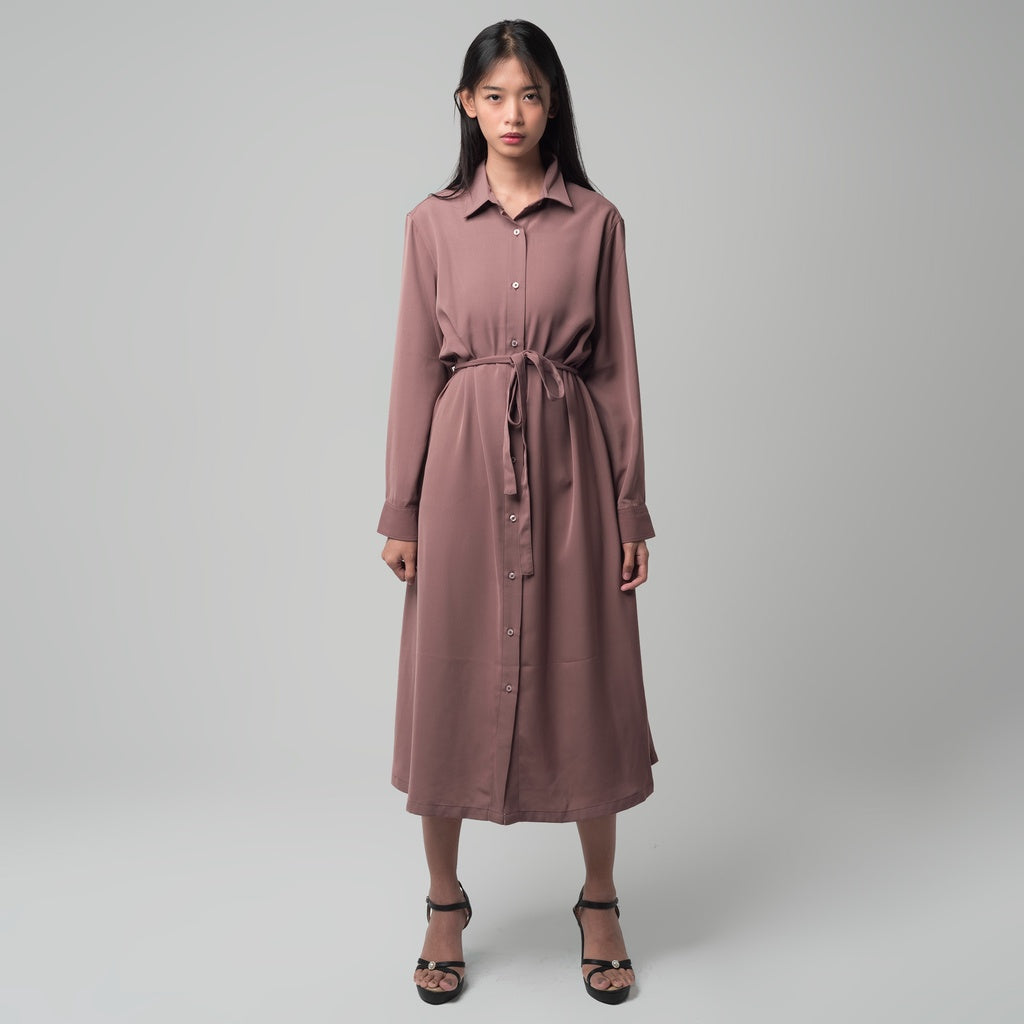 Benhill Dress Tunik Cotton A Line Rose Taupe A206-29J1J